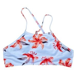 SHEIN Small Floral Swim Top
